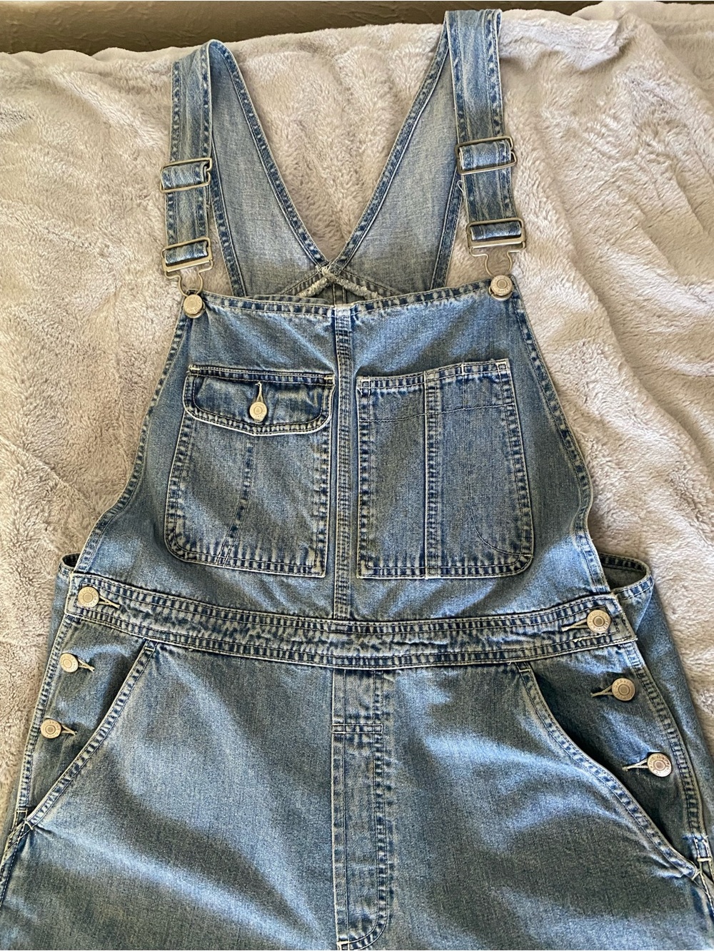 Vintage GAP Light Blue Denim Women's Overalls - Picture 3 of 12